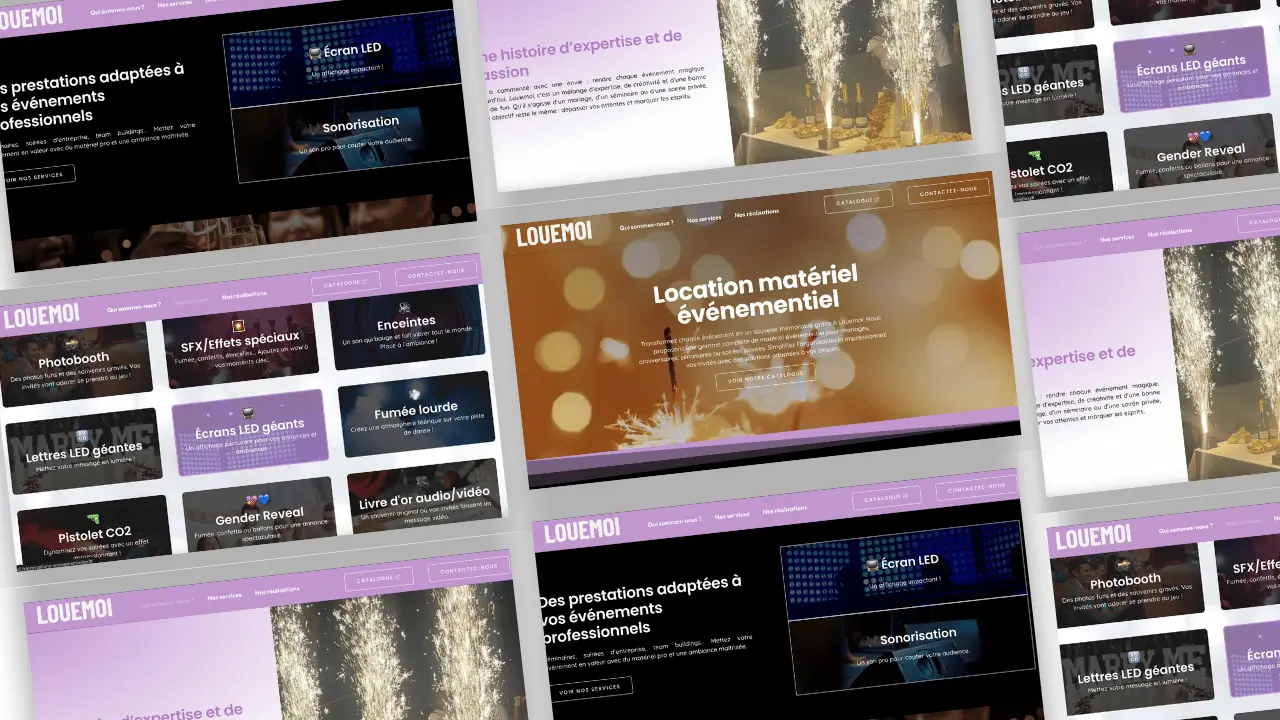 Site Louemoi du Portfolio d'Agap